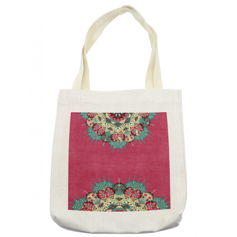 Eastern Boho Floral Tote Bag