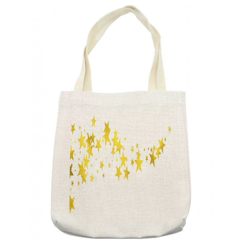 Yellow Shade Modern Stars Tote Bag