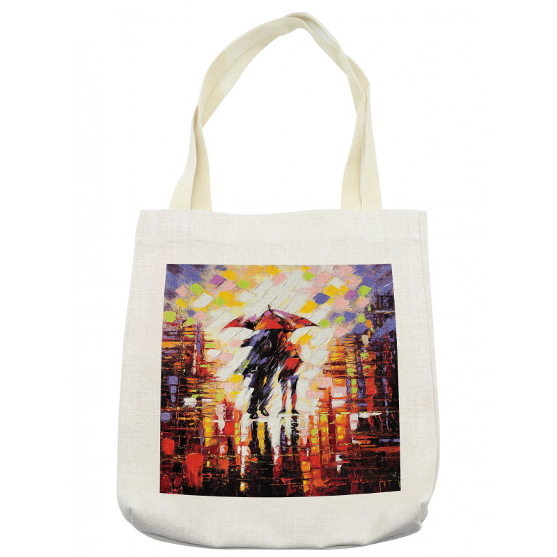 Romantic Painting Couple Tote Bag