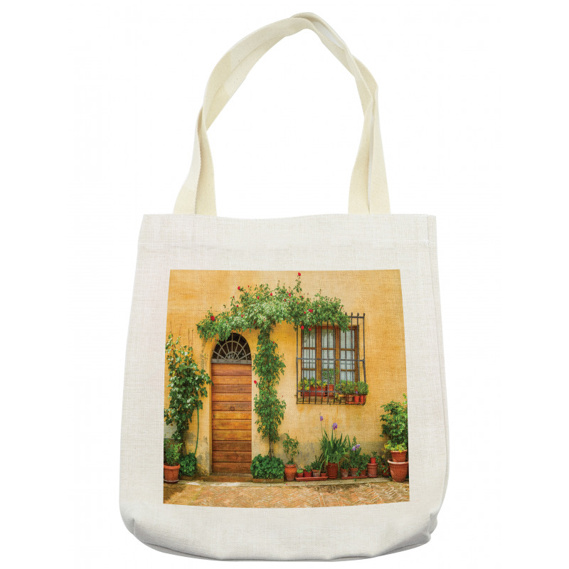 Plants and House Door Tote Bag