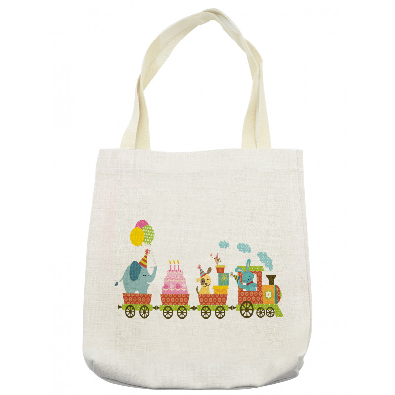 Birthday Cake Animal Tote Bag