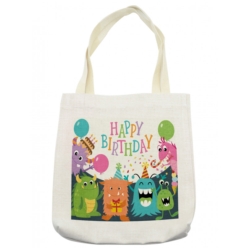 Monster Birthday Tote Bag