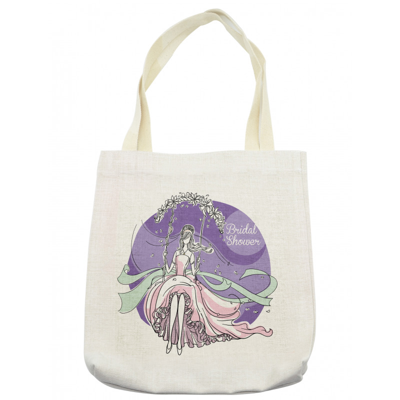 Party Dress Bride Tote Bag