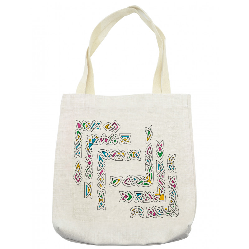 Gaelic Ornament Patterns Tote Bag