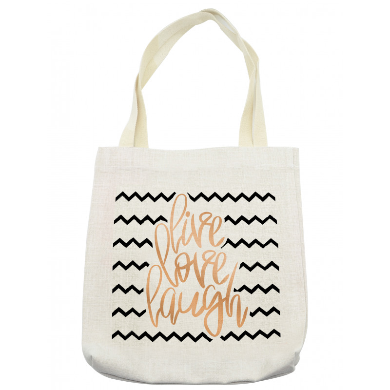 Chevron Art Tote Bag