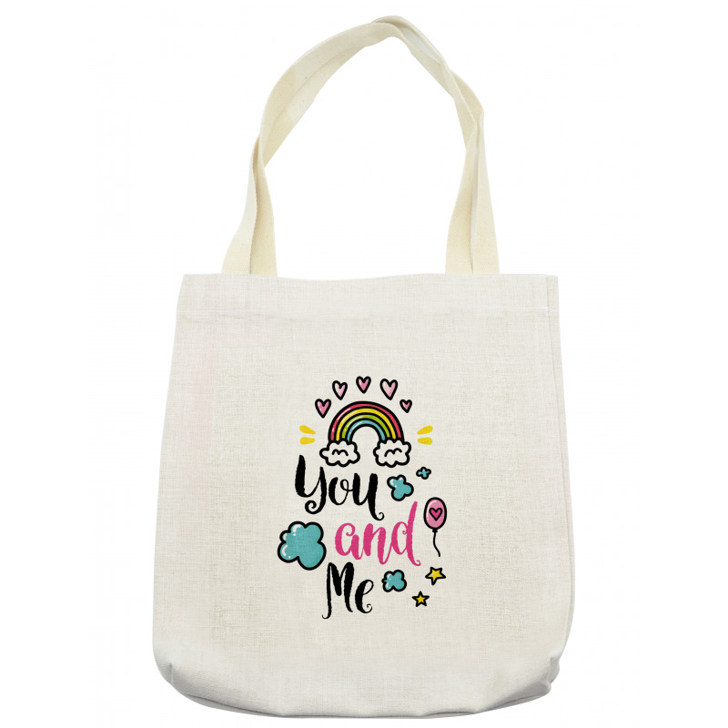 Rainbow Romance Tote Bag