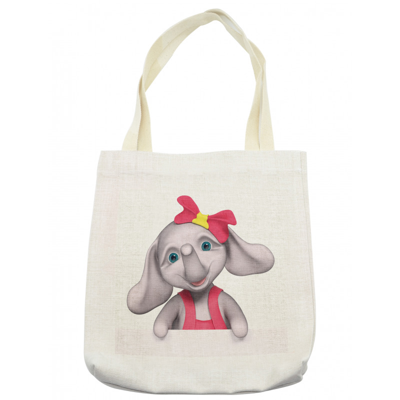 Smiling Girl Tote Bag