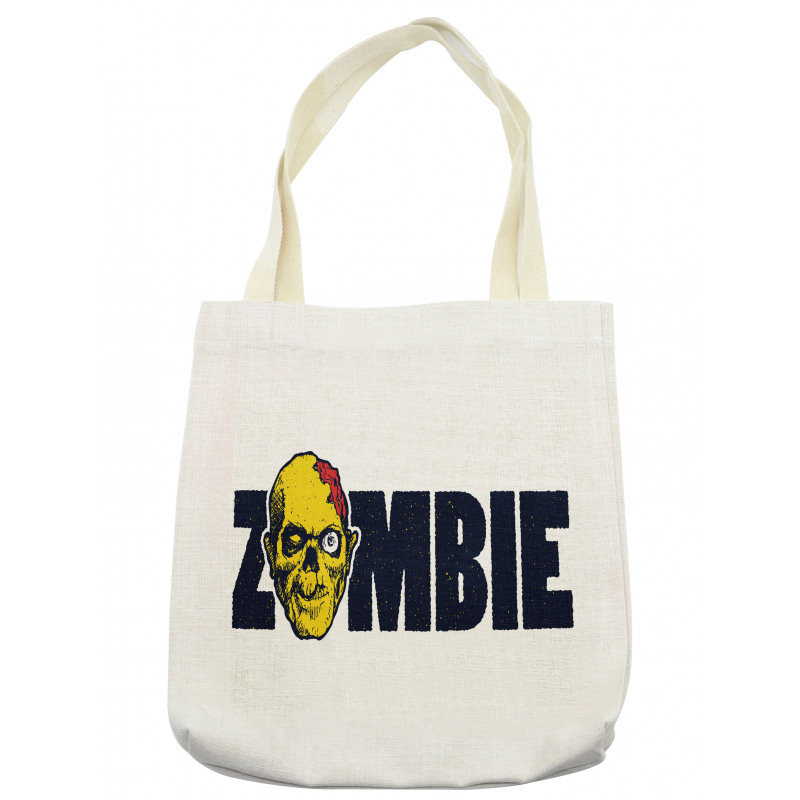 Dead Human Face Tote Bag