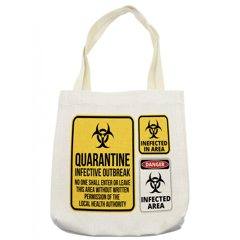 Danger Quarantine Tote Bag