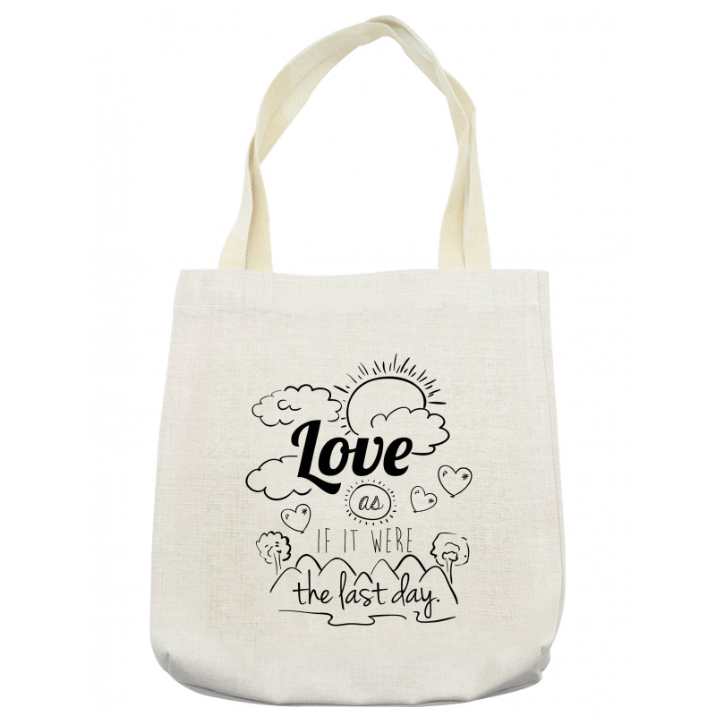 Optimist Message Tote Bag