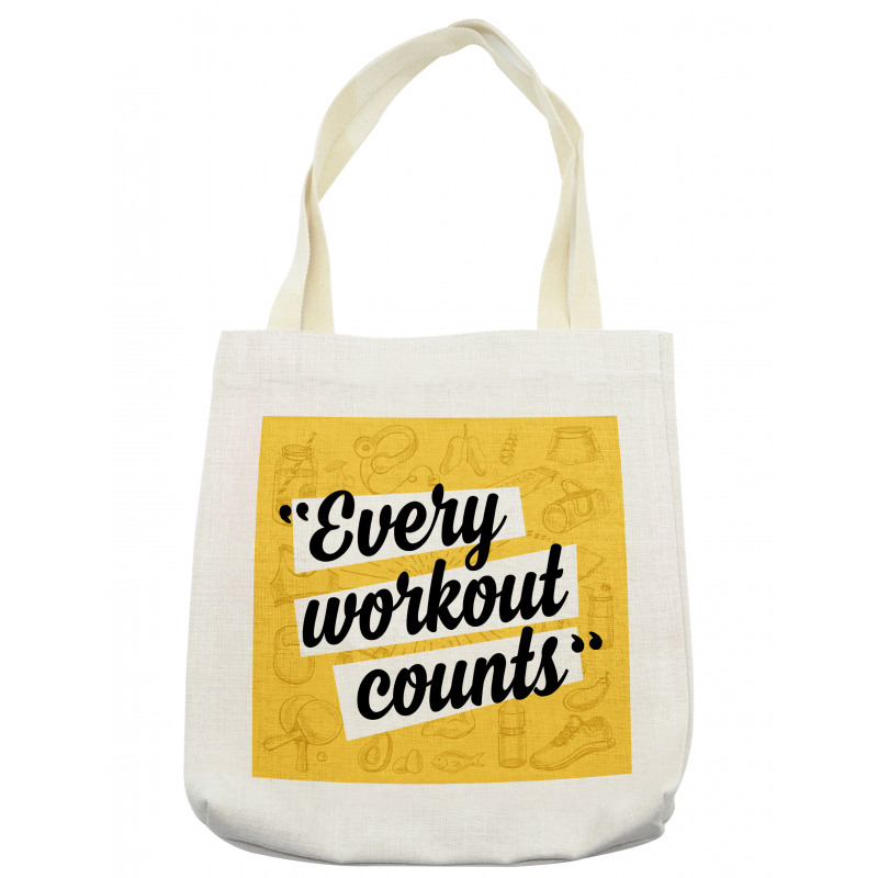 Every Workout Counts Tote Bag