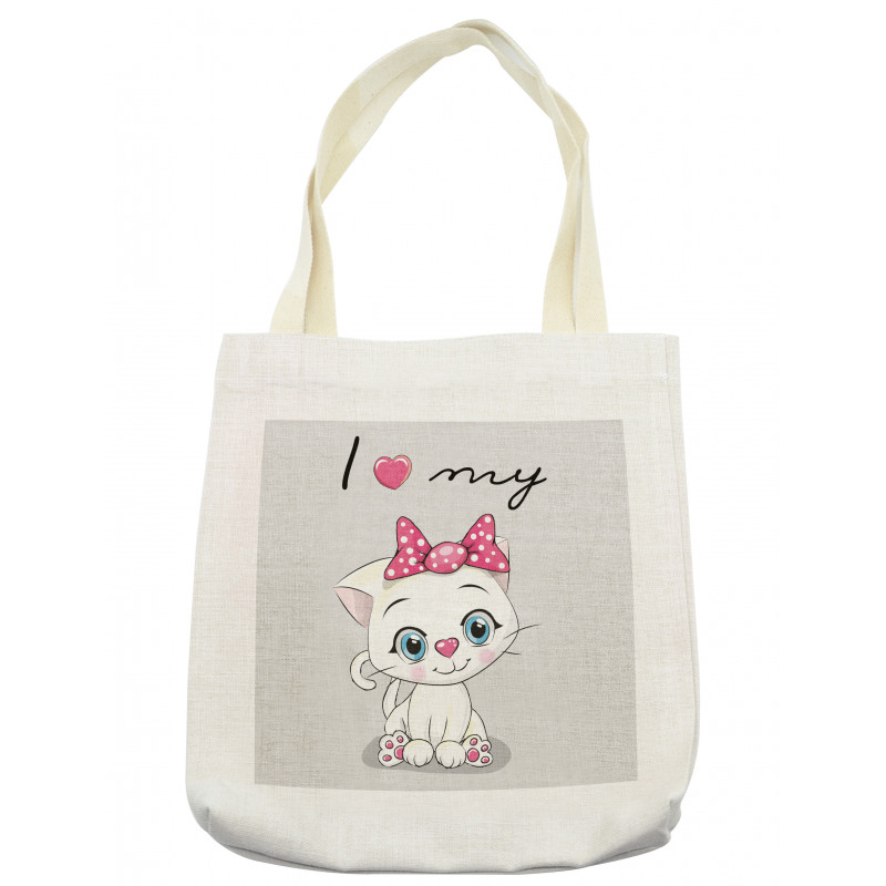 Cartoon Cat Pet Tote Bag