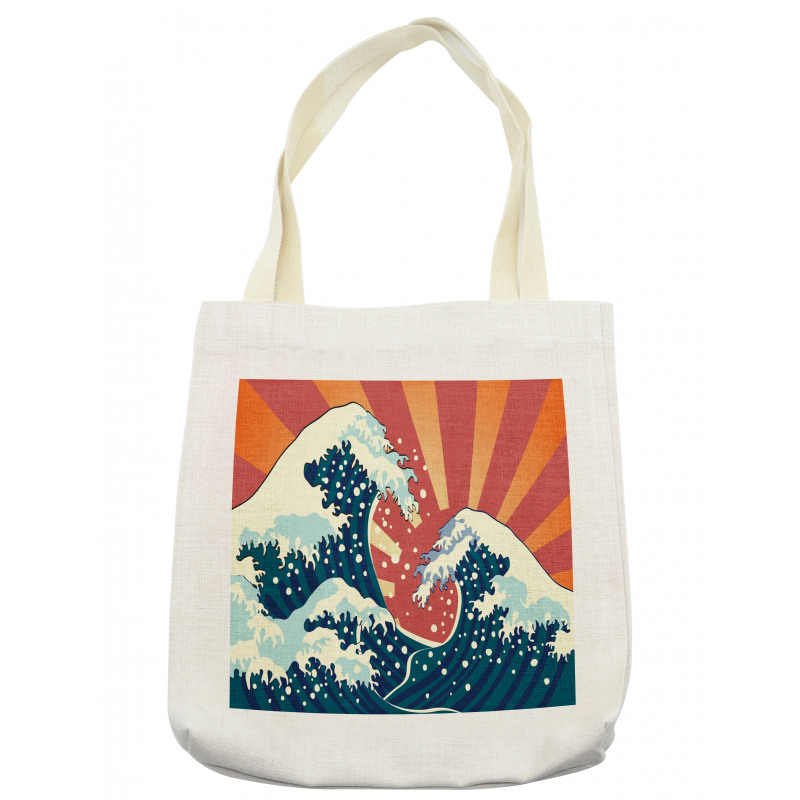 Sunset Surf Water Tote Bag