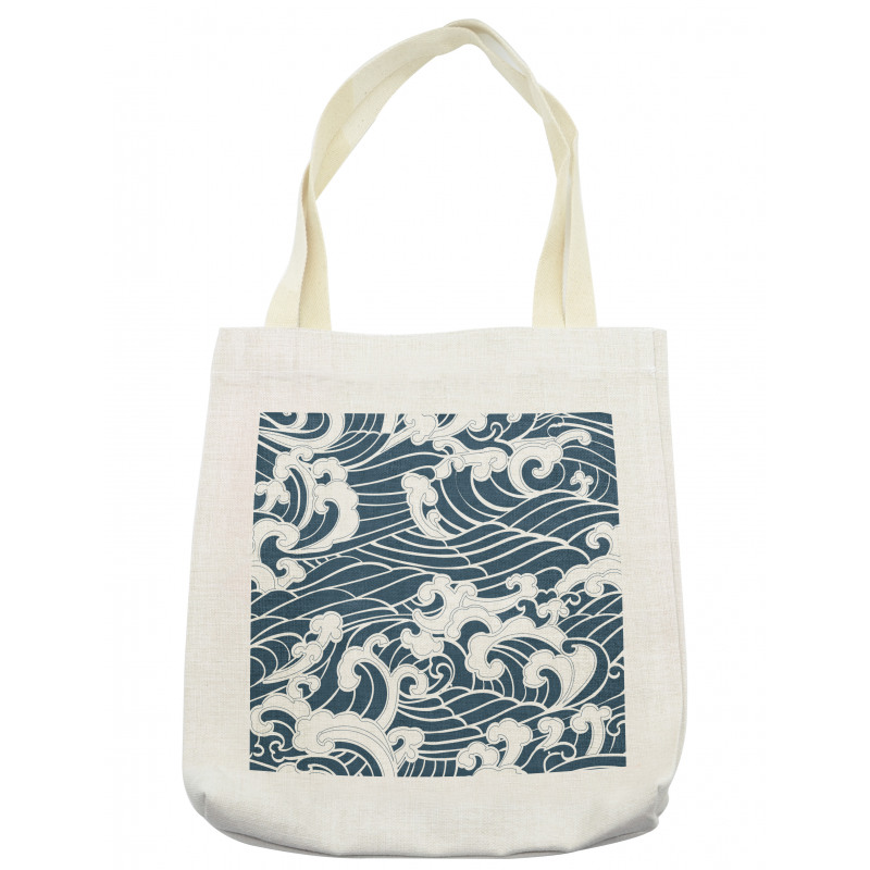 River Storm Retro Tote Bag