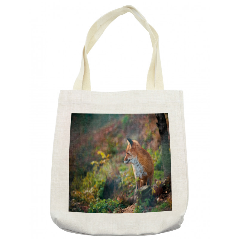 Young Wild Fox in Woodland Tote Bag