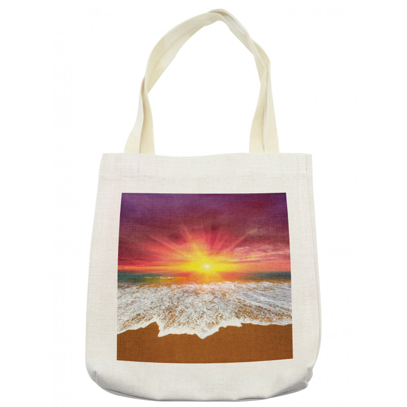 Vivid Coastal Scenery Tote Bag