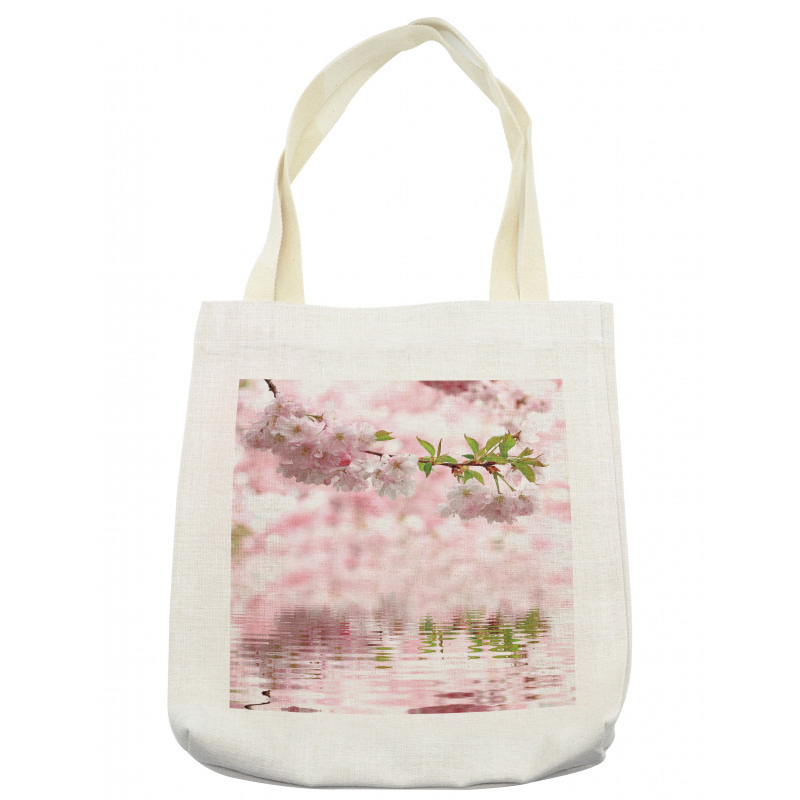 Tender Floral Branch Water Tote Bag