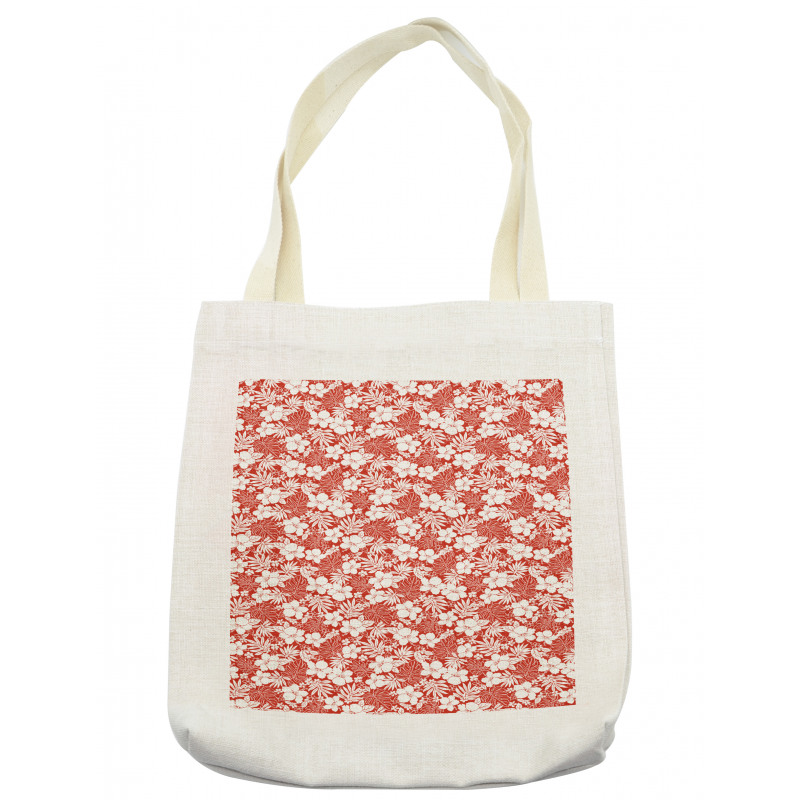 Exotic Lush Flowers Hawaii Tote Bag