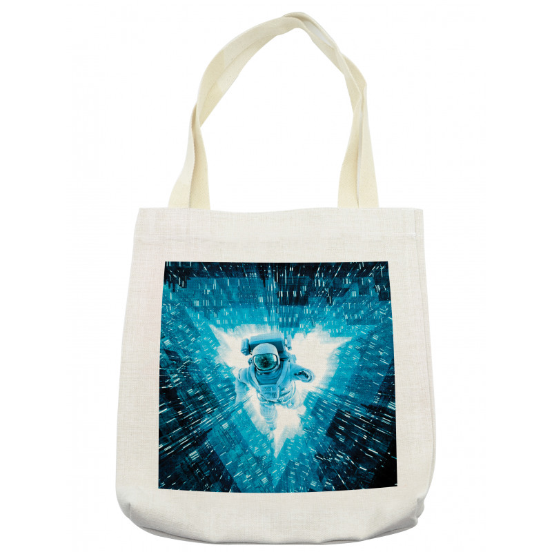 Space Man Diving Tote Bag