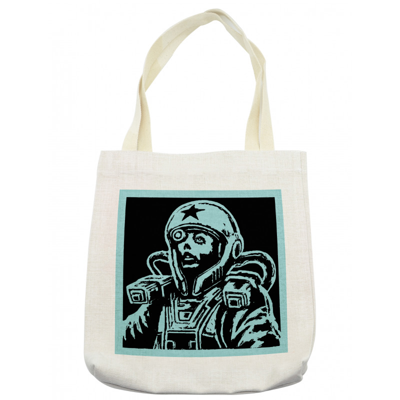 Female Astronaut Tote Bag