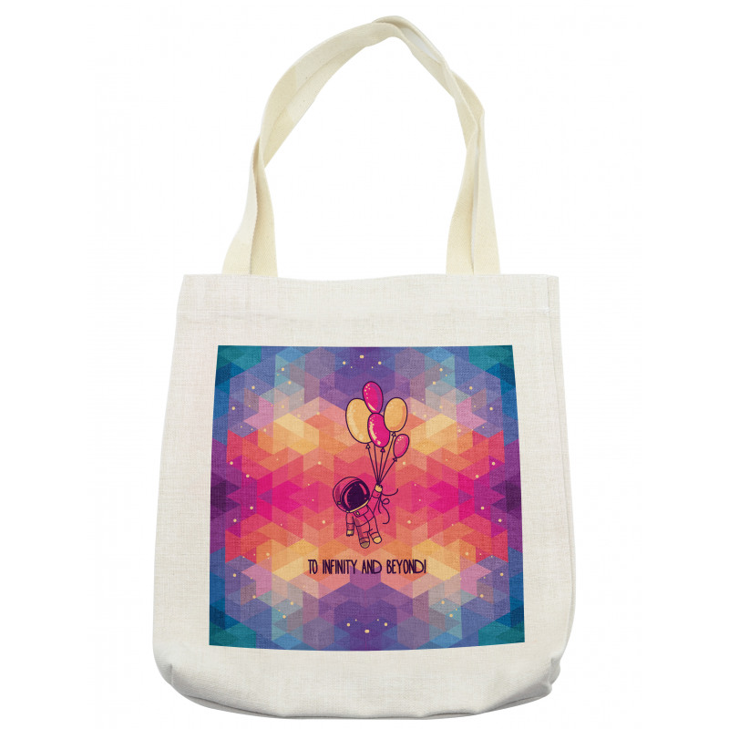 Doodle Space Man Tote Bag