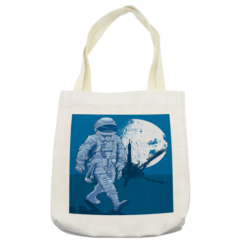 Walking on the Moon Tote Bag