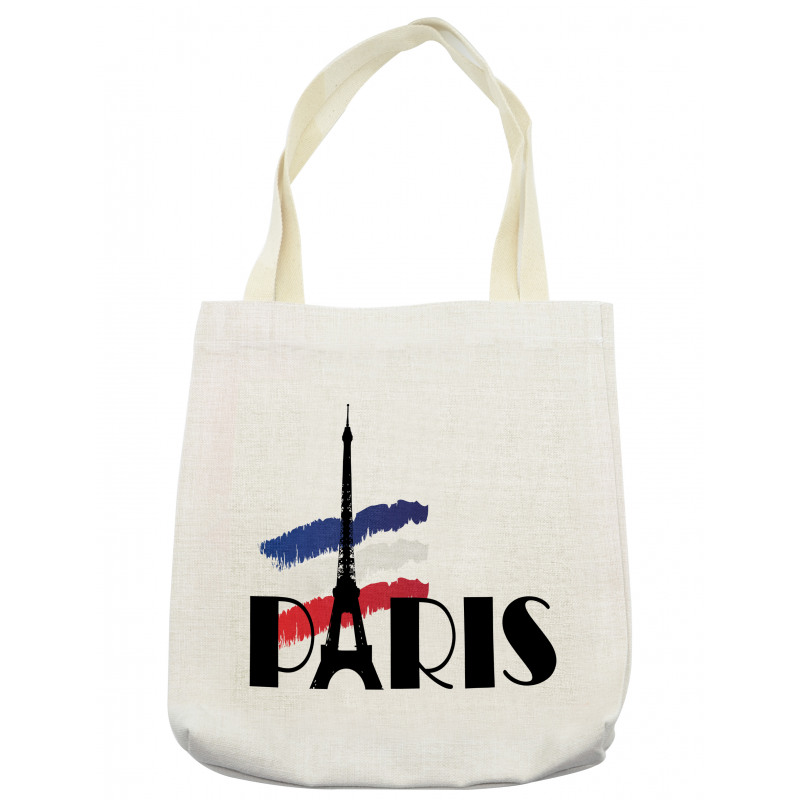 Paris Eiffel Tower Image Tote Bag