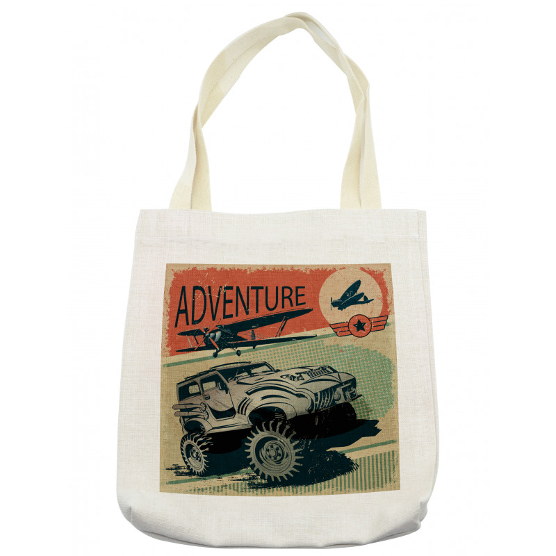 Strong Vehicle Planes Tote Bag