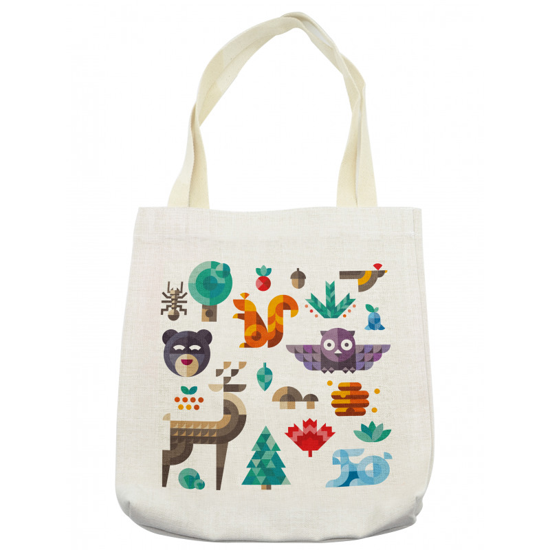 Cheerful Pop Art Design Tote Bag