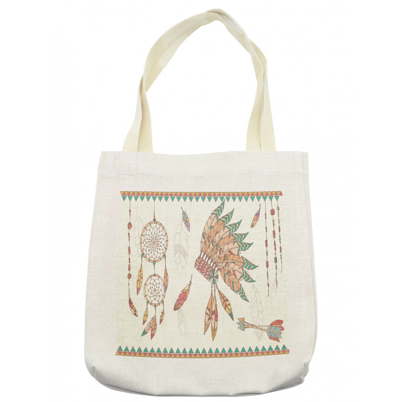 Tribal Chief Headdress Tote Bag