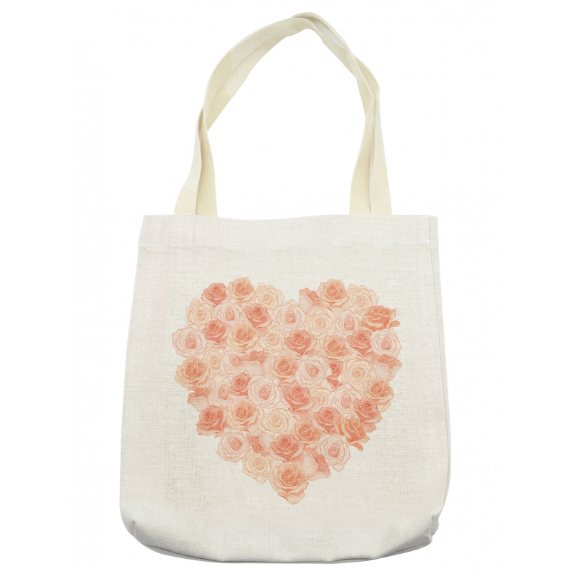 Heart Shaped Blossoms Tote Bag