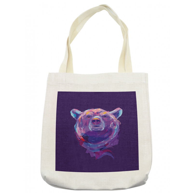 Mascot Face Brushstrokes Tote Bag