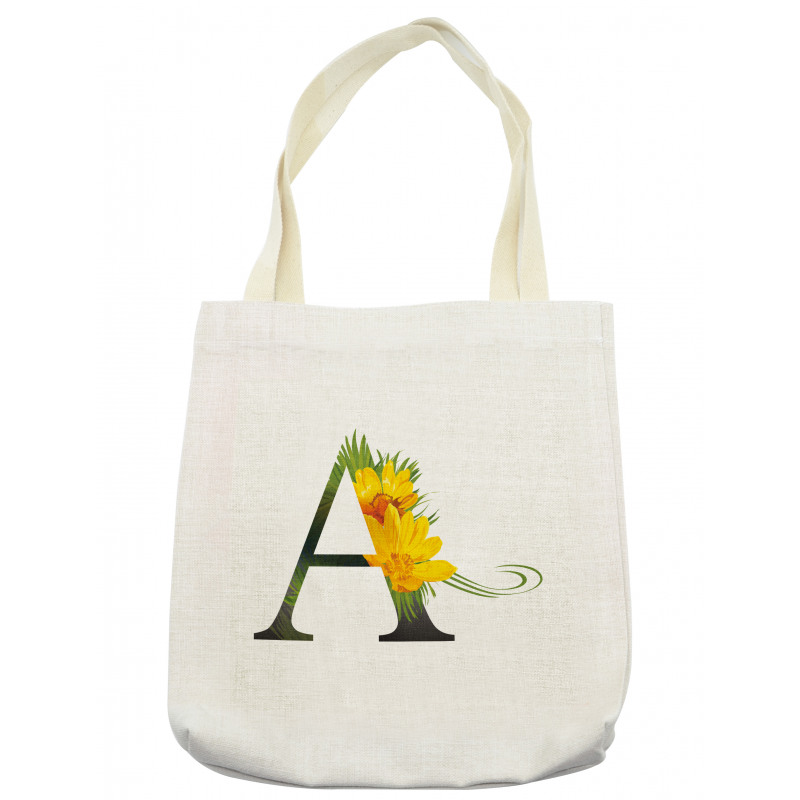 Floweringlphabet Tote Bag