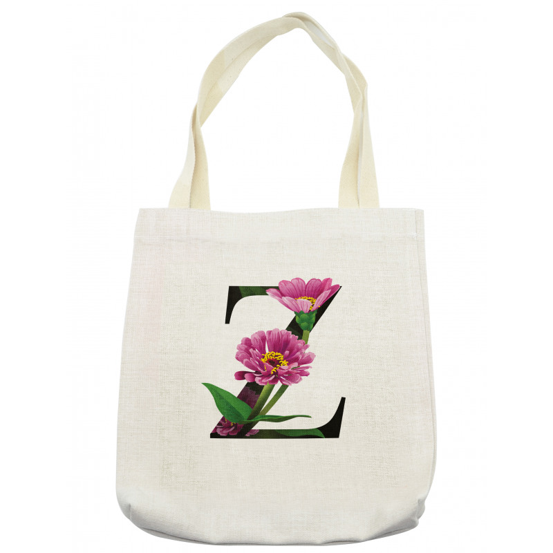 Zinnia Petals Leaves Z Tote Bag