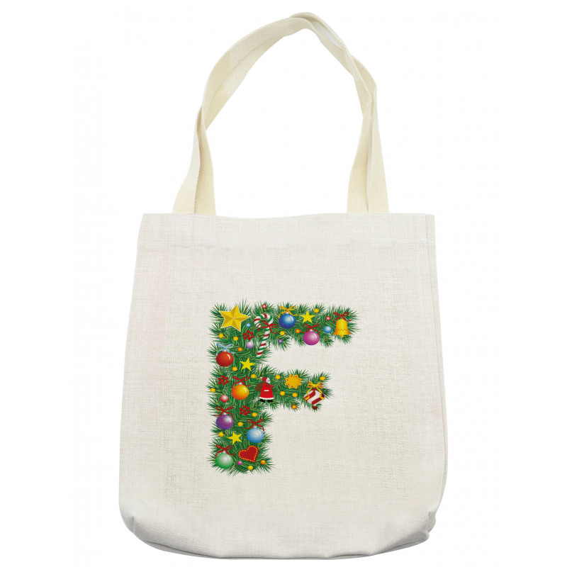 Chirstmas Bells Santa Tote Bag