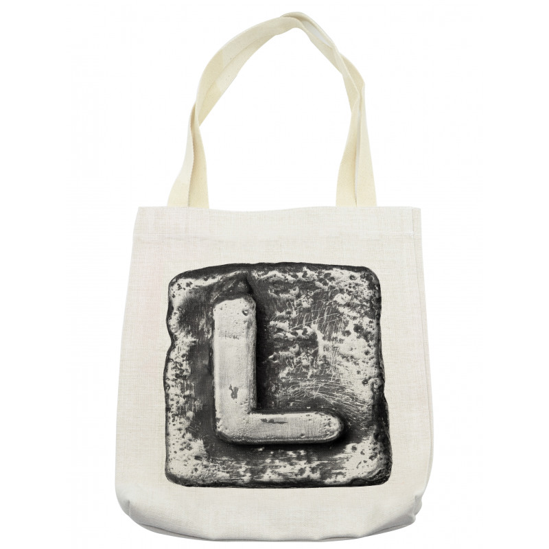 Baroque Word Design L Tote Bag