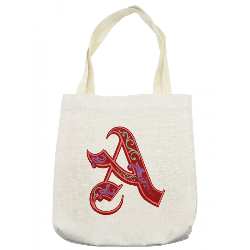 Classic Ornate Initial Tote Bag