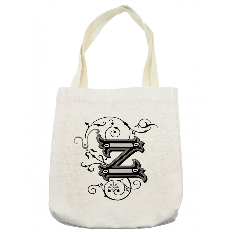 Calligraphic Capital Z Tote Bag