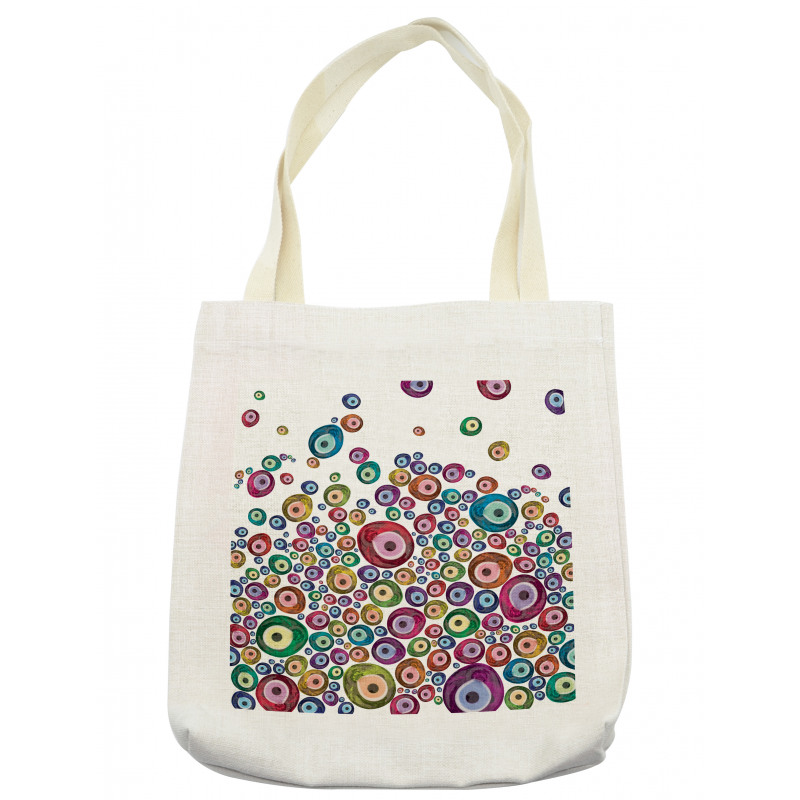 Evil Eye Pattern Tote Bag