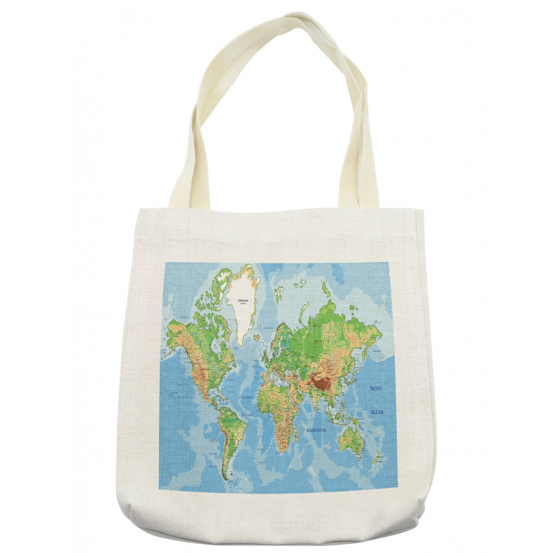 Topographic Education Tote Bag