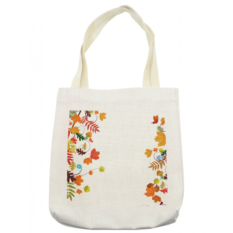 Maple Aspen Leaf Frame Tote Bag