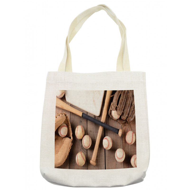 Bats Balls and Gloves Tote Bag