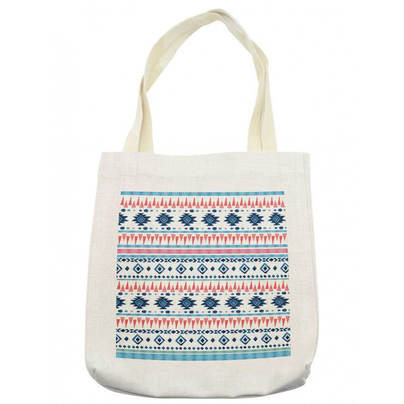Watercolor Style Art Shapes Tote Bag