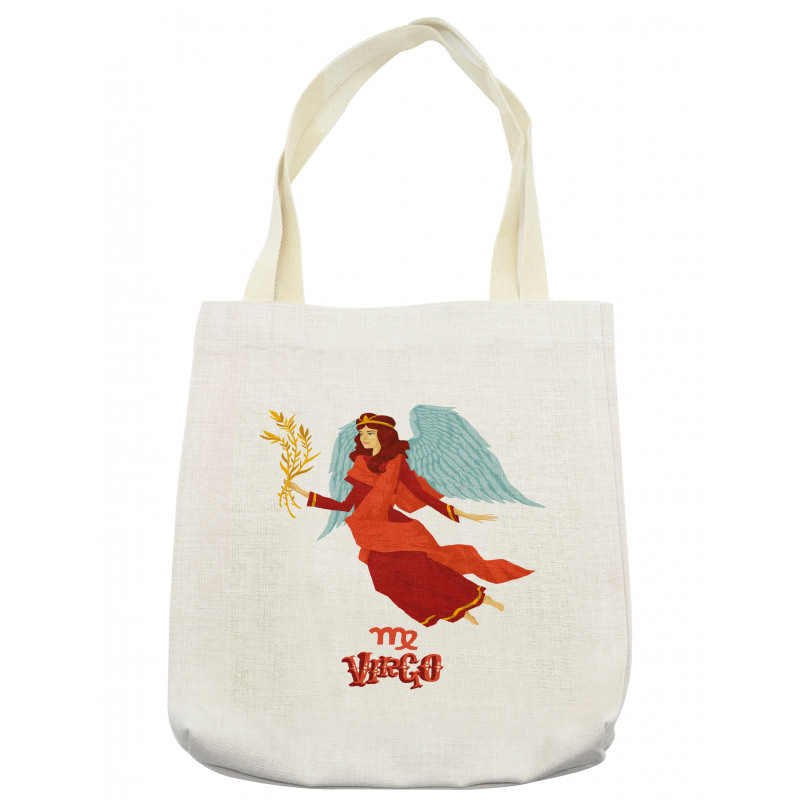 Woman with Wings Dress Tote Bag