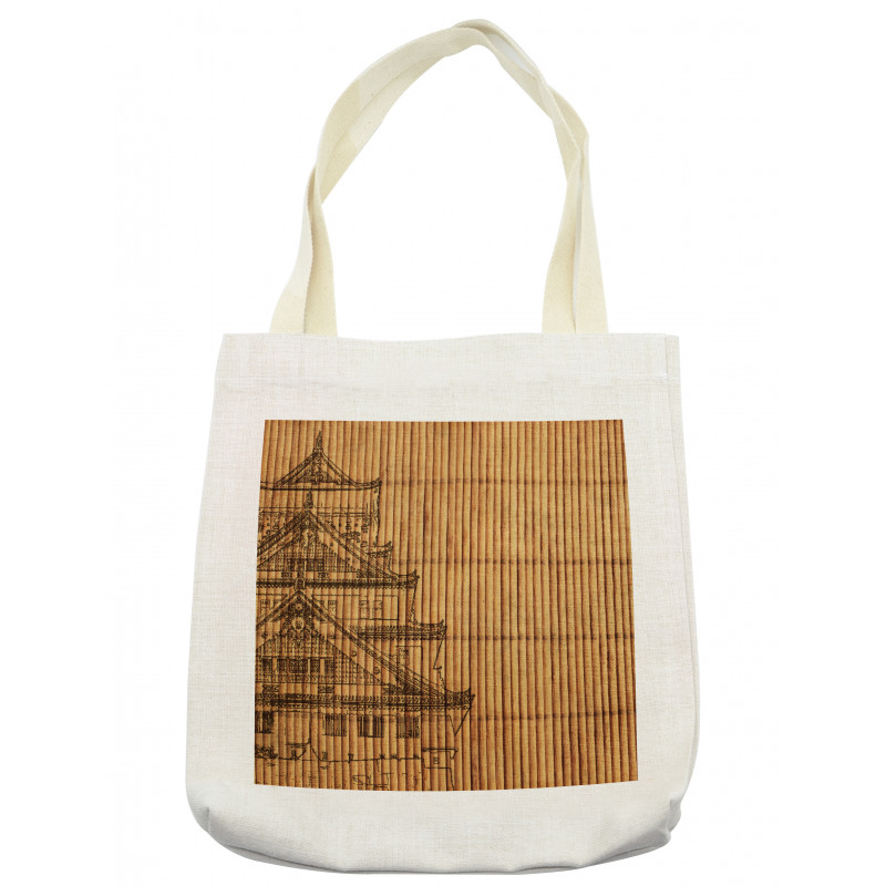 Building on Bamboo Pipes Tote Bag