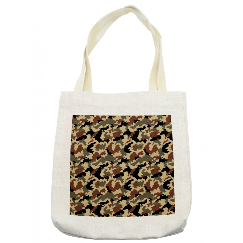 Pixel Art Abstract Tote Bag