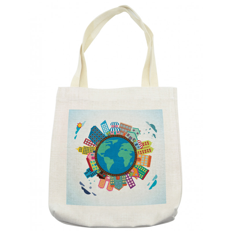 Apartment Building Tote Bag