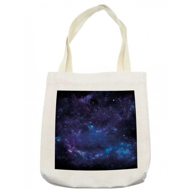 Space Illustration Galaxy Tote Bag