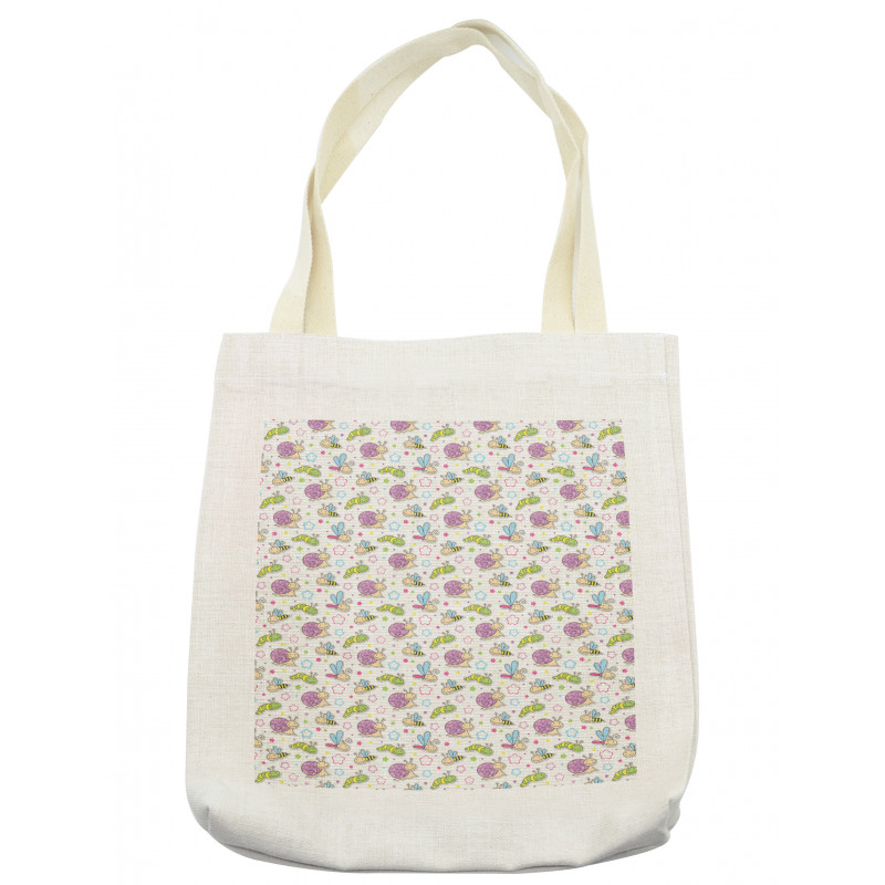 Insects Snail Caterpillar Tote Bag