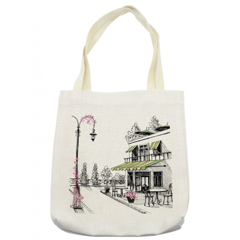 Parisian Patio Tote Bag